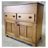 Early American Dry Sink, Lift Top