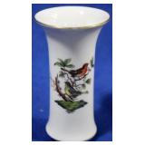 Herend Rothschild Bird Vase 5"