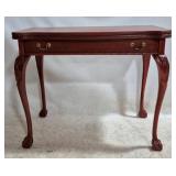 Chippendale Clawfoot Extension Game Table