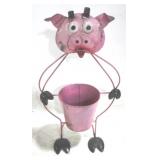 Metal Pig Planter 31.5" x 21"