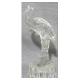 Cambridge Glass Heron Flower Frog 11.5"