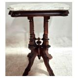 Marble Top Victorian Parlor Table
