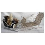 Christmas Sleigh Decorations