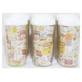 6 Early Times Plastic Tumblers 6