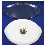 2 Oval Platters