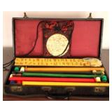 Vintage Mahjong Game Set in Case