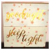 2 Wood Wall Hangings - 21 x 11