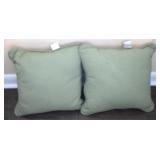 2 Throw Pillows - 14" x 14"
