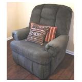 Recliner w / Throw Pillows - 46" x 45" x 36"