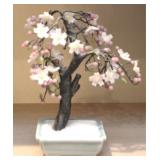 Carved Stone Tree - 9" Tall