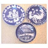Royal Copenhagen Plates w / Boxes - 6" Round