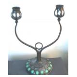 Brass Candle Holder - 13.5" Tall