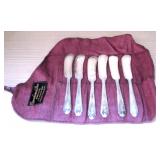 Silver Plated Butter Knife Set