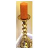 Candle stand w/ Candle - 25" tall