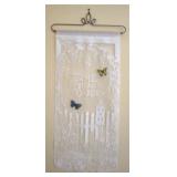 Lace Wall Hanging - 28" x 14"