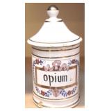 Antique Opium Jar - 6" Tall