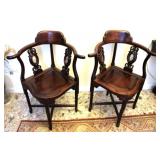 Pair of Chinese Corner Chairs