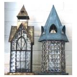 2 Candle Holders - 11" tall