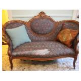 Antique Parlor Sofa - 32 x 61 x 42