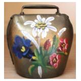 Painted Cow Bell - 4" Tall