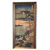 Framed Oriental Artwork - 11 x 22