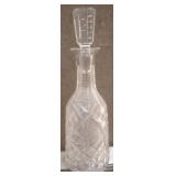 Crystal Decanter - 12" Tall