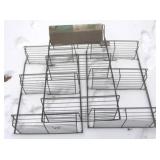 3 Metal Shelves - 30" x 19" x 19