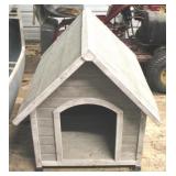 Wood Dog House - 34" x 40" x 34"