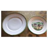 2 Decorative Plates - 12" round