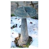 Metal Sundial, 12 x 22