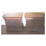 2 Bassett Night Stands - 25" x 26" x 17"