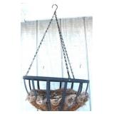 Metal Hanging Planter - 16" round