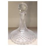Crystal Decanter - 9.5" Tall