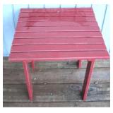 Wood Table - 17" x 18" x 18"