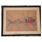 Framed Needlepoint - 16 x 12