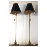 Pair of Matching Lamps - 29" tall