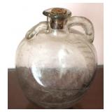 Glass Vinegar Jar - 9" tall
