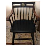 Nichols & Stone Black Wood Windsor Chair