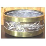 Brass Dragon Bowl - 4" x 7"