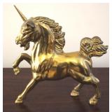 Brass Unicorn - 6" Tall