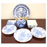 Lot of Blue / White Items