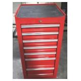 Metal Toolbox w / Rocks / Minerals - 33" x 18" x "