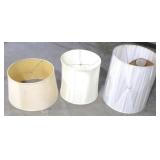 Lot of 3 Lamp Shades