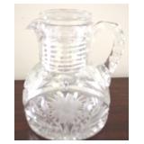 Crystal Bedside Water Set - 7.25" Tall