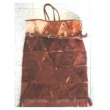 Faux Cowhide Purse - 12" x 17"