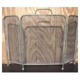 Brass Fireplace Screen - 22" x 29"