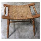 Antique Stool - 19" x 12" x 19"