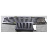 2 Metal Ramps - 10" x 23" x 6" (Closed)