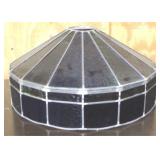 Stained Glass Lamp Shade - 8" x 16"