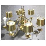 Brass Chandelier - 30" x 23"